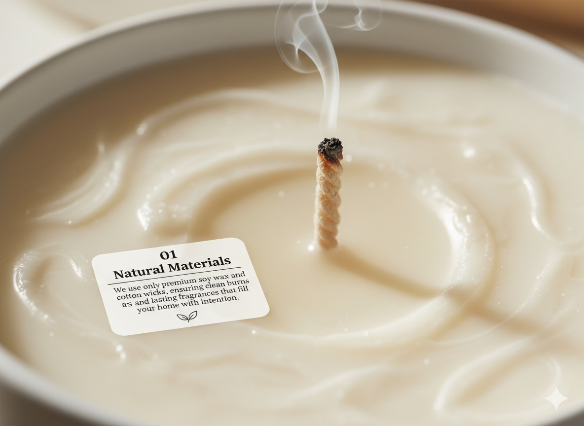 Wax texture close-up